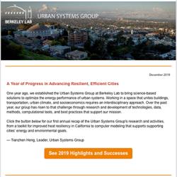 Urban Systems Newsletter